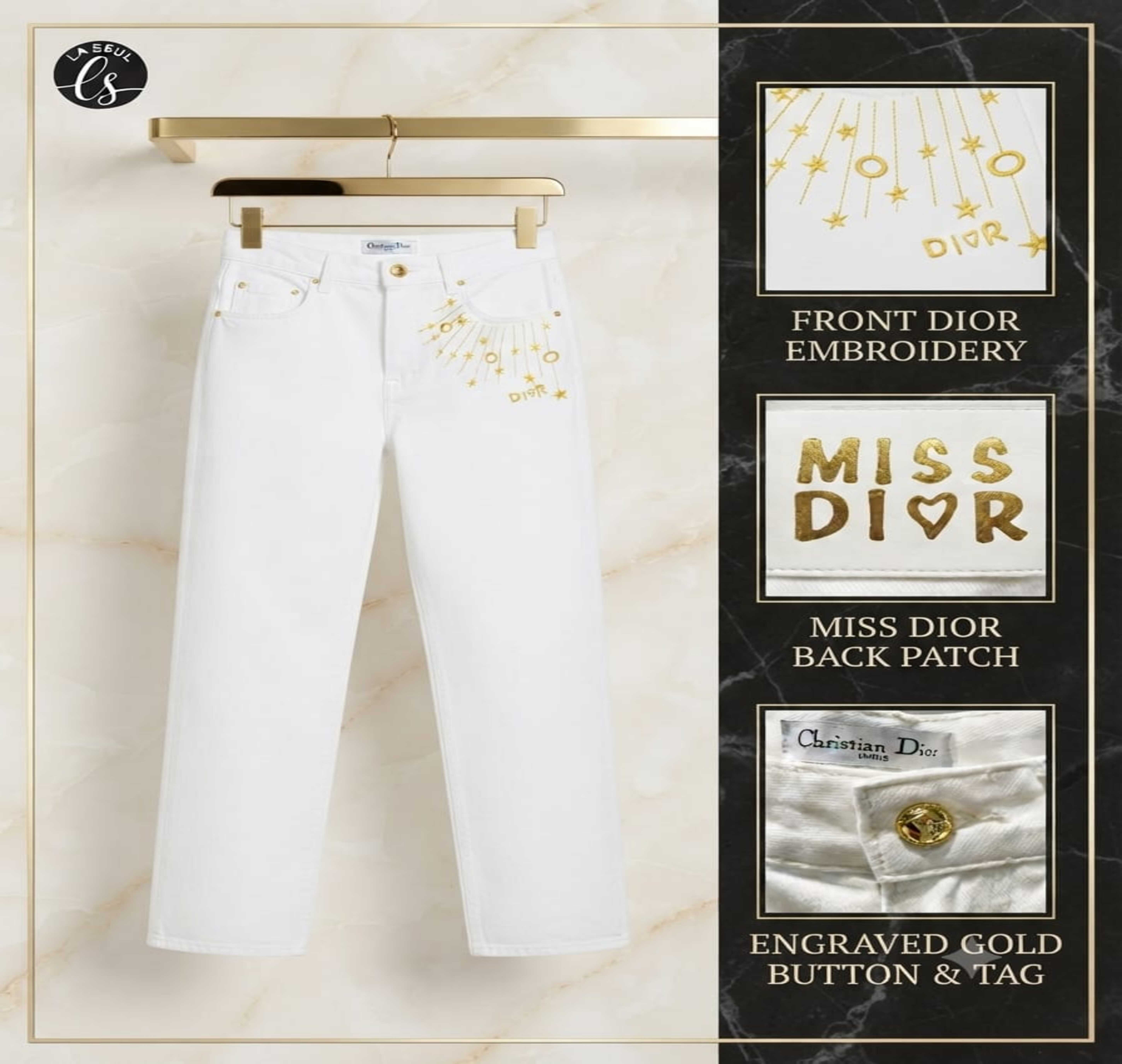 Jeans dior white