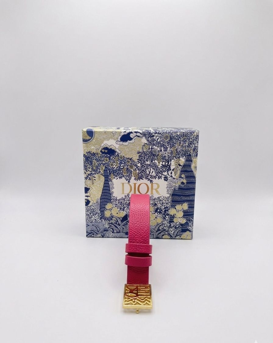 Belt miss dior pink
