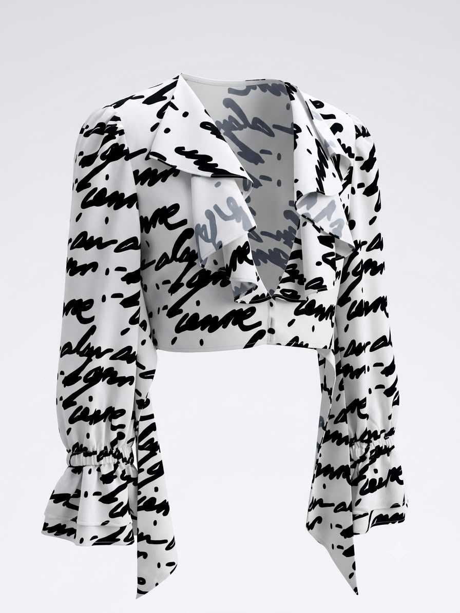 blouse Balmain black&white