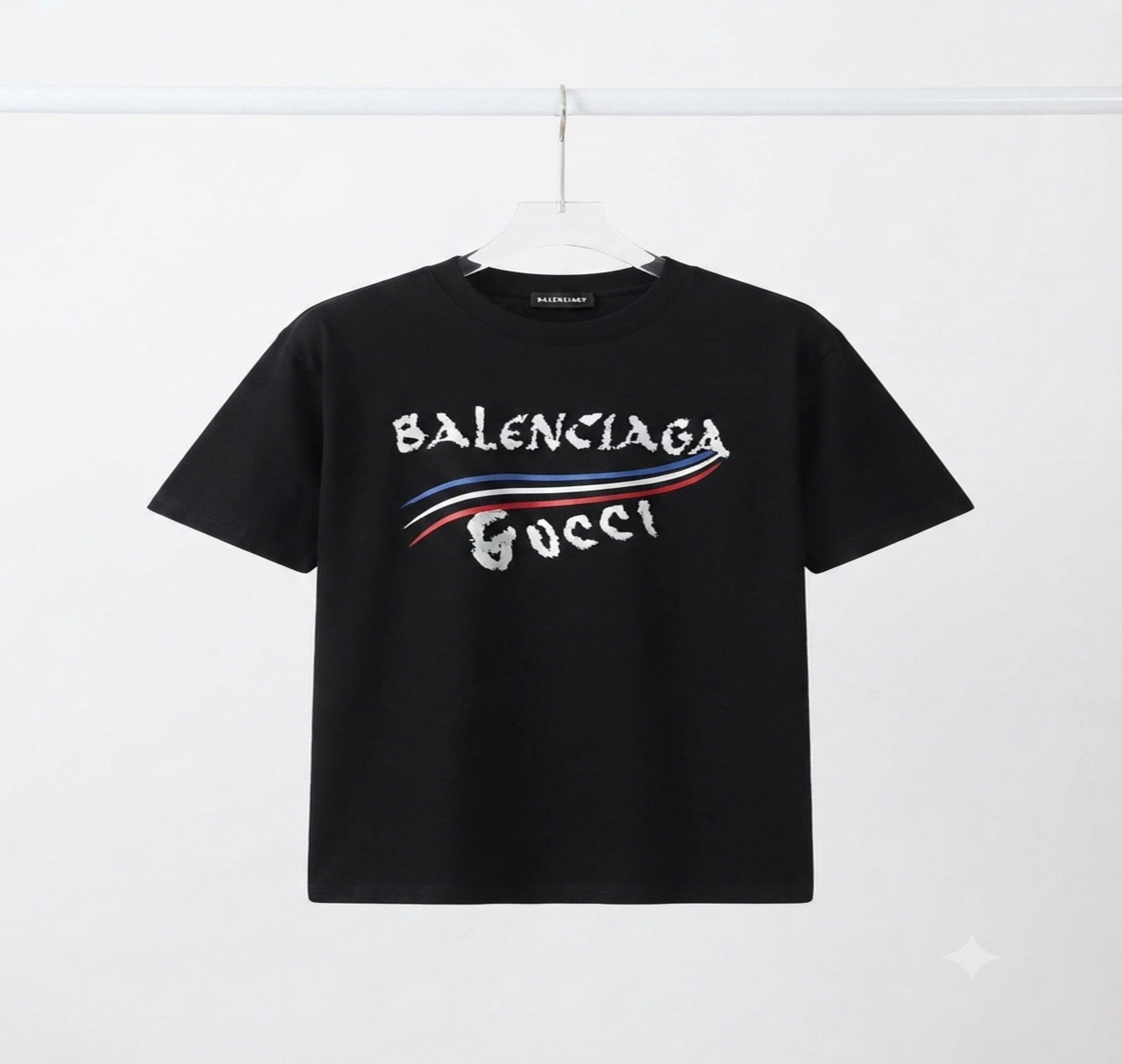 t-shirt Balensiaga black