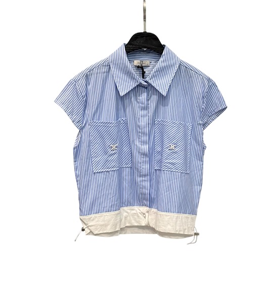 Shirt strip blue Celine
