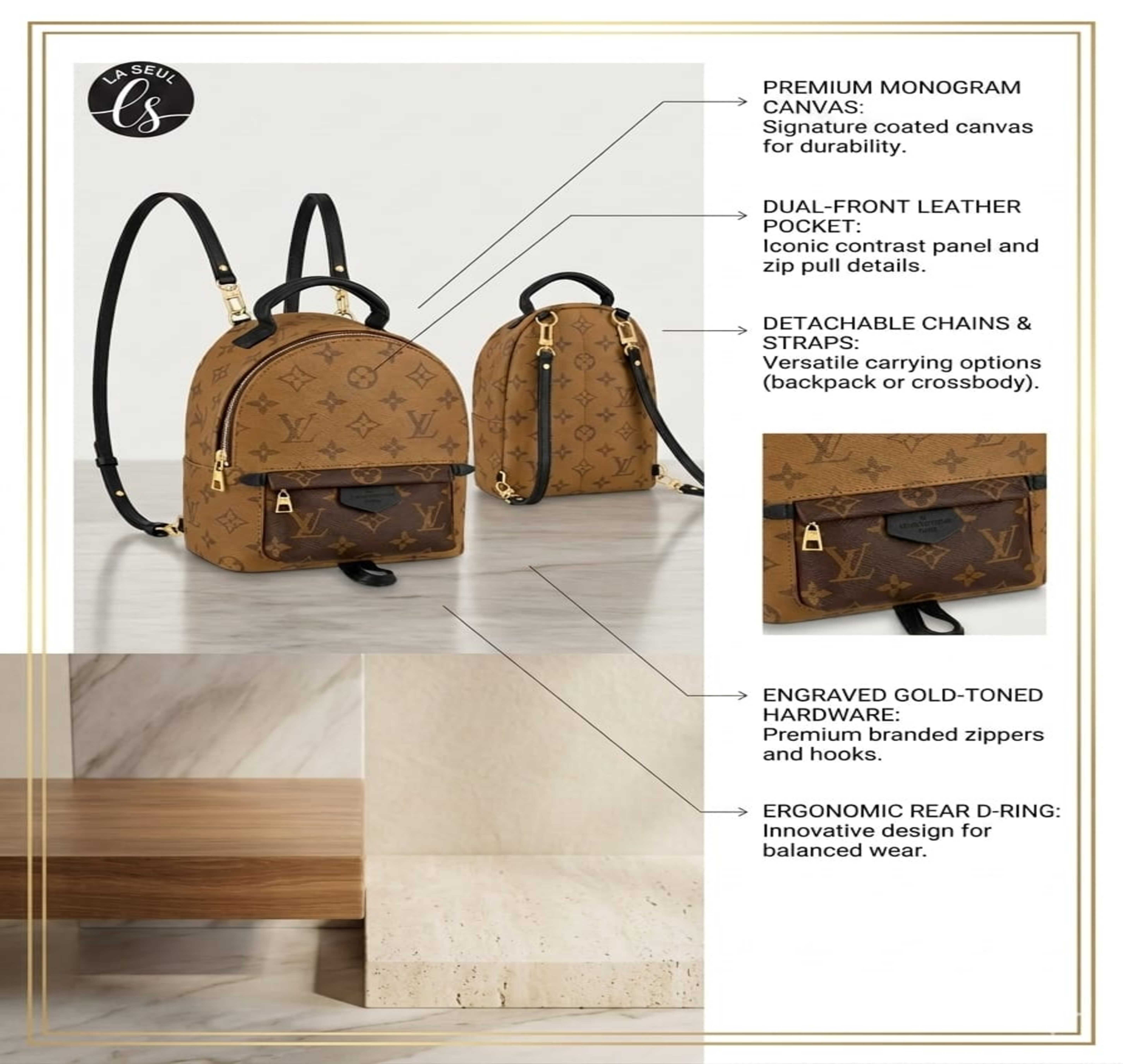 bag lv brown full cover
