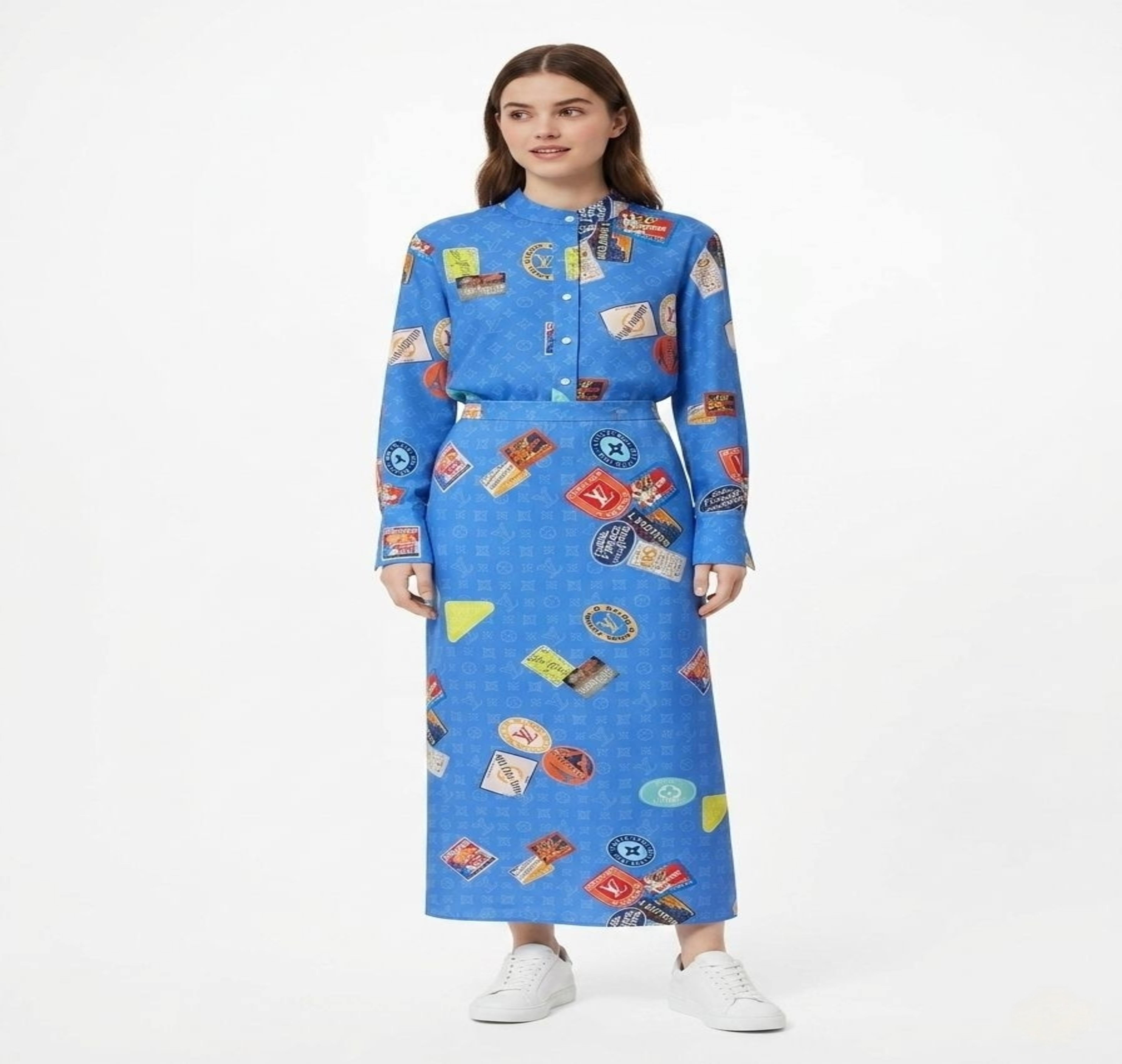 LV-Set Blue Slik