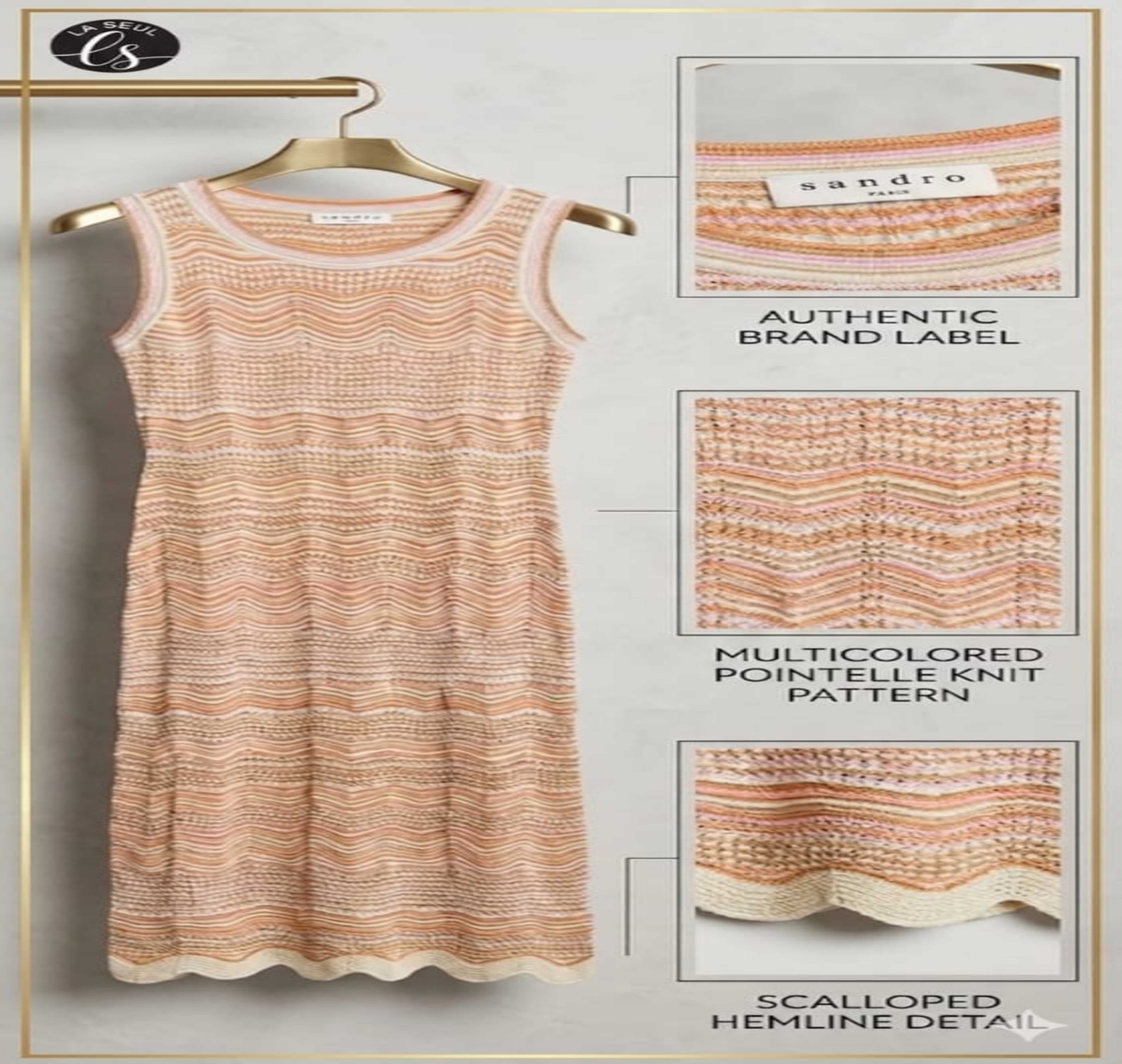 Dress knit fabric baige