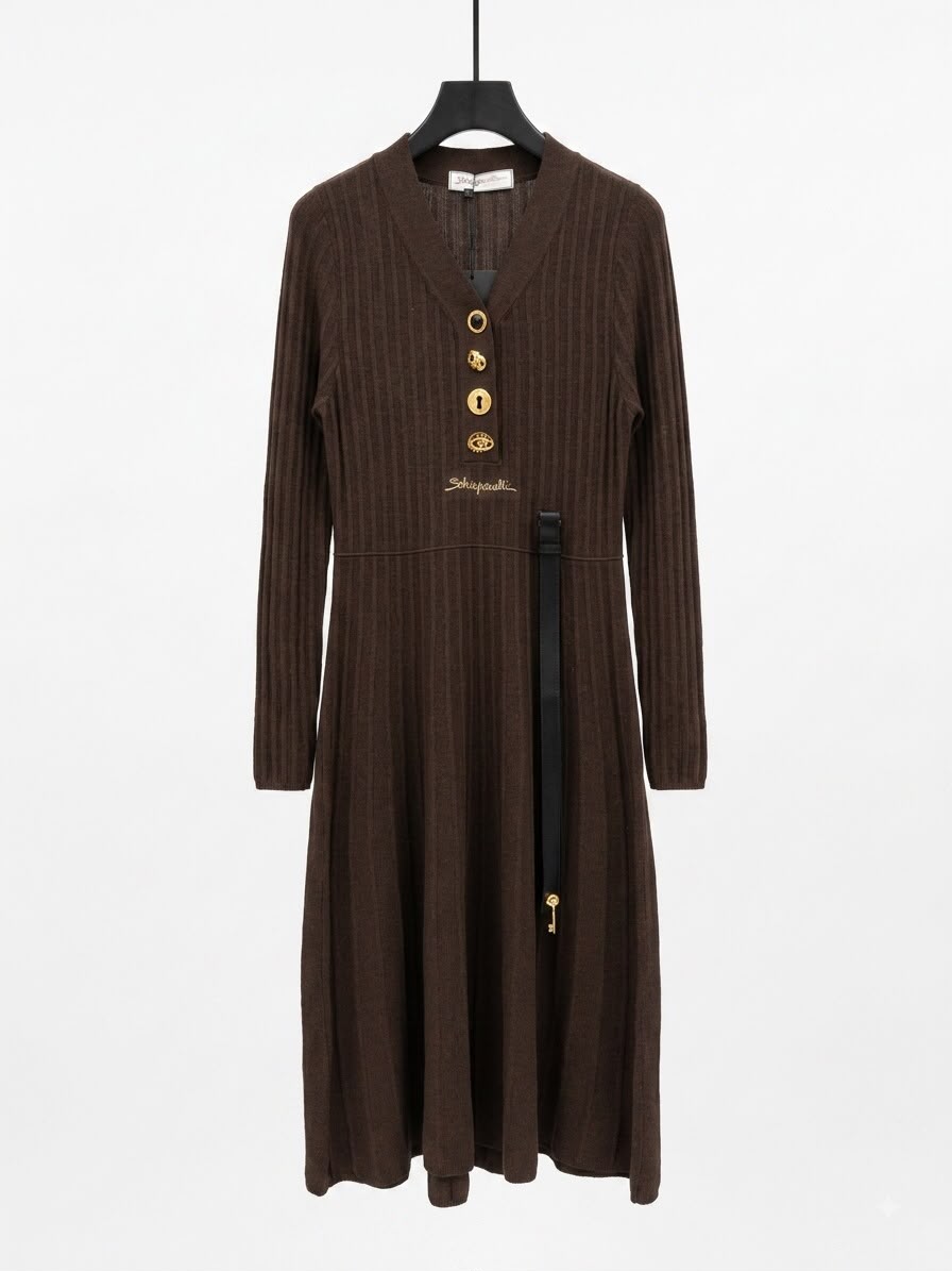Dress Brown Schiaparelli