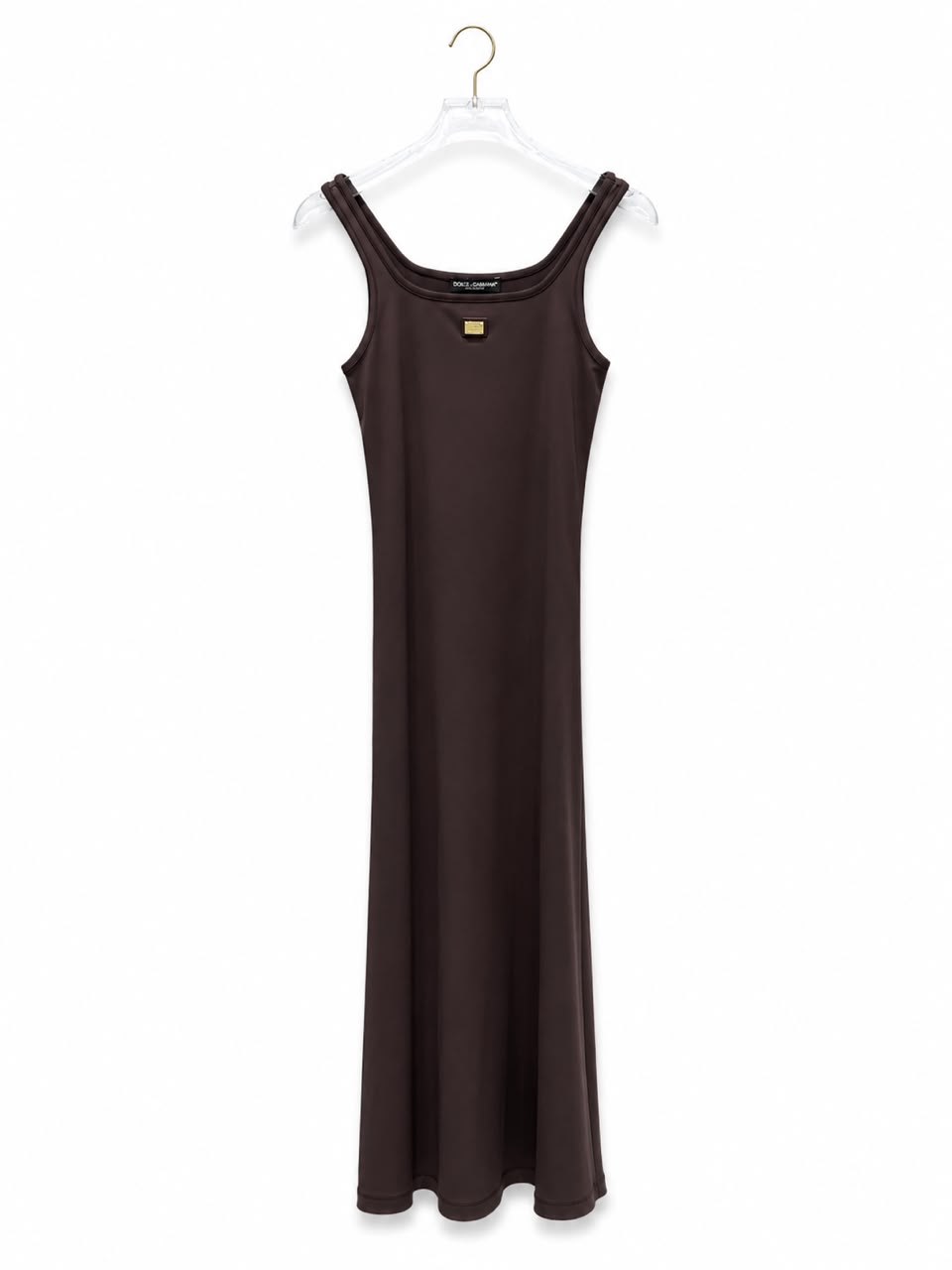Dress brown logo D&G
