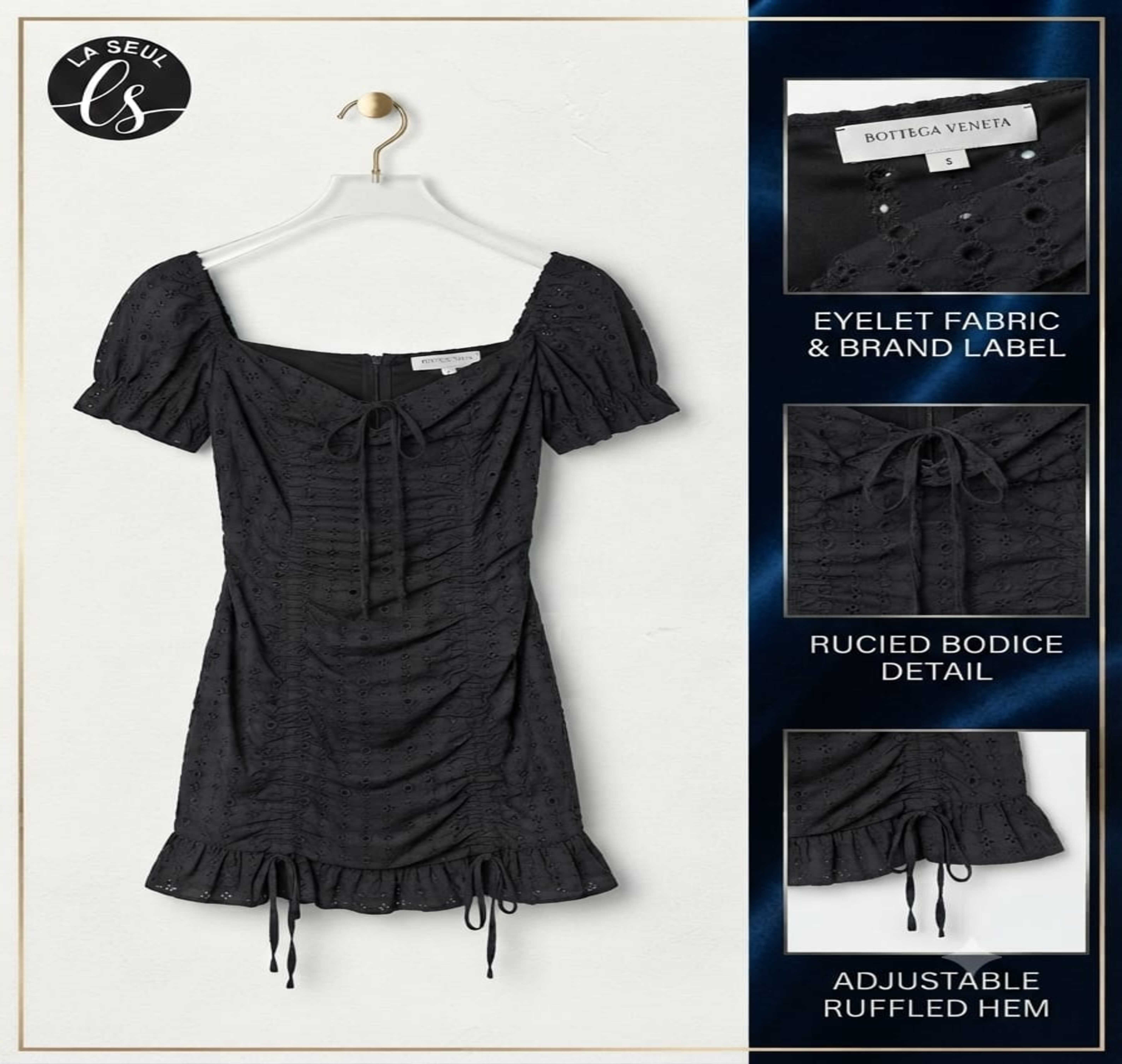 dress bottega black