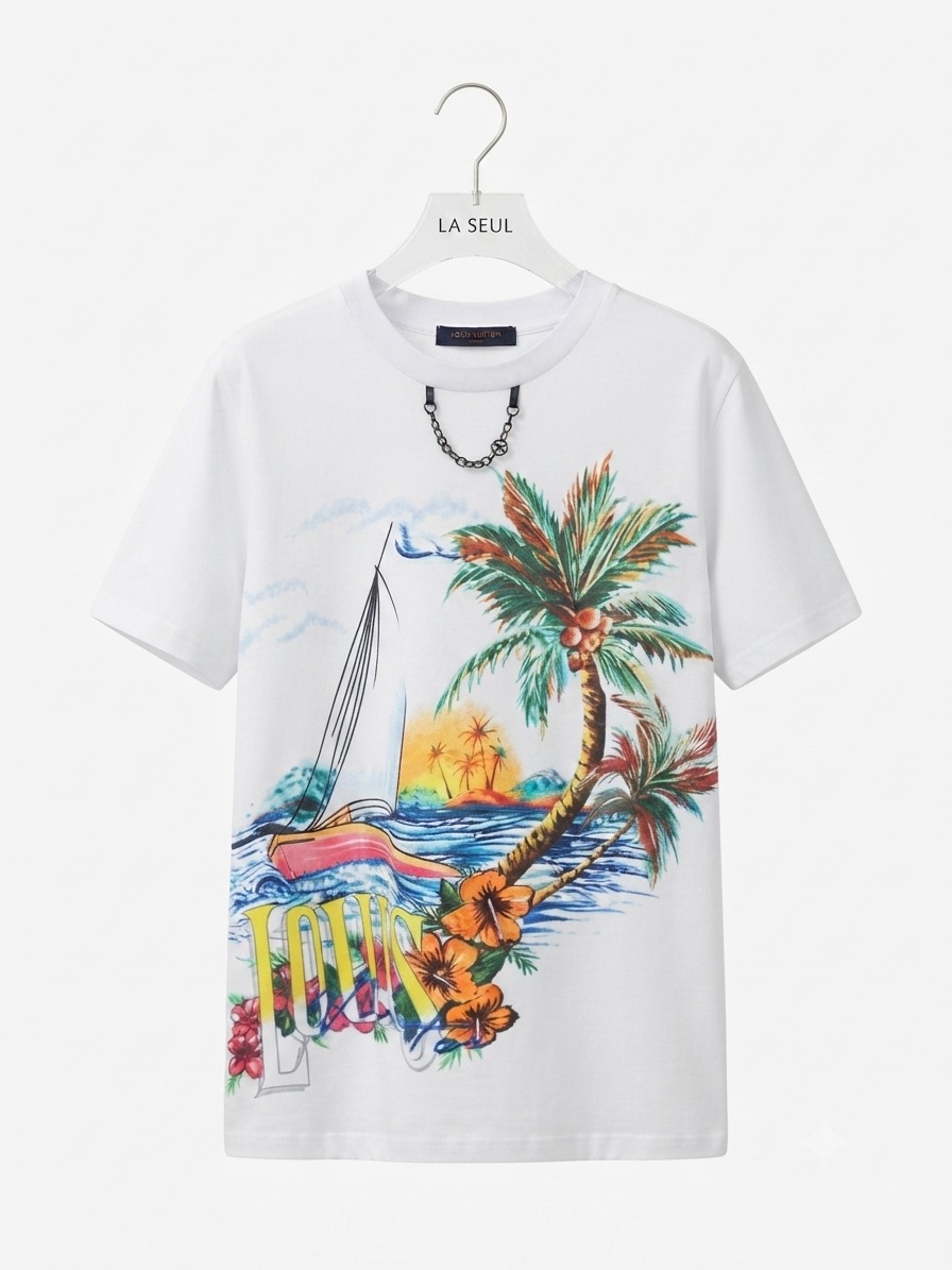 T-shirt l.v white