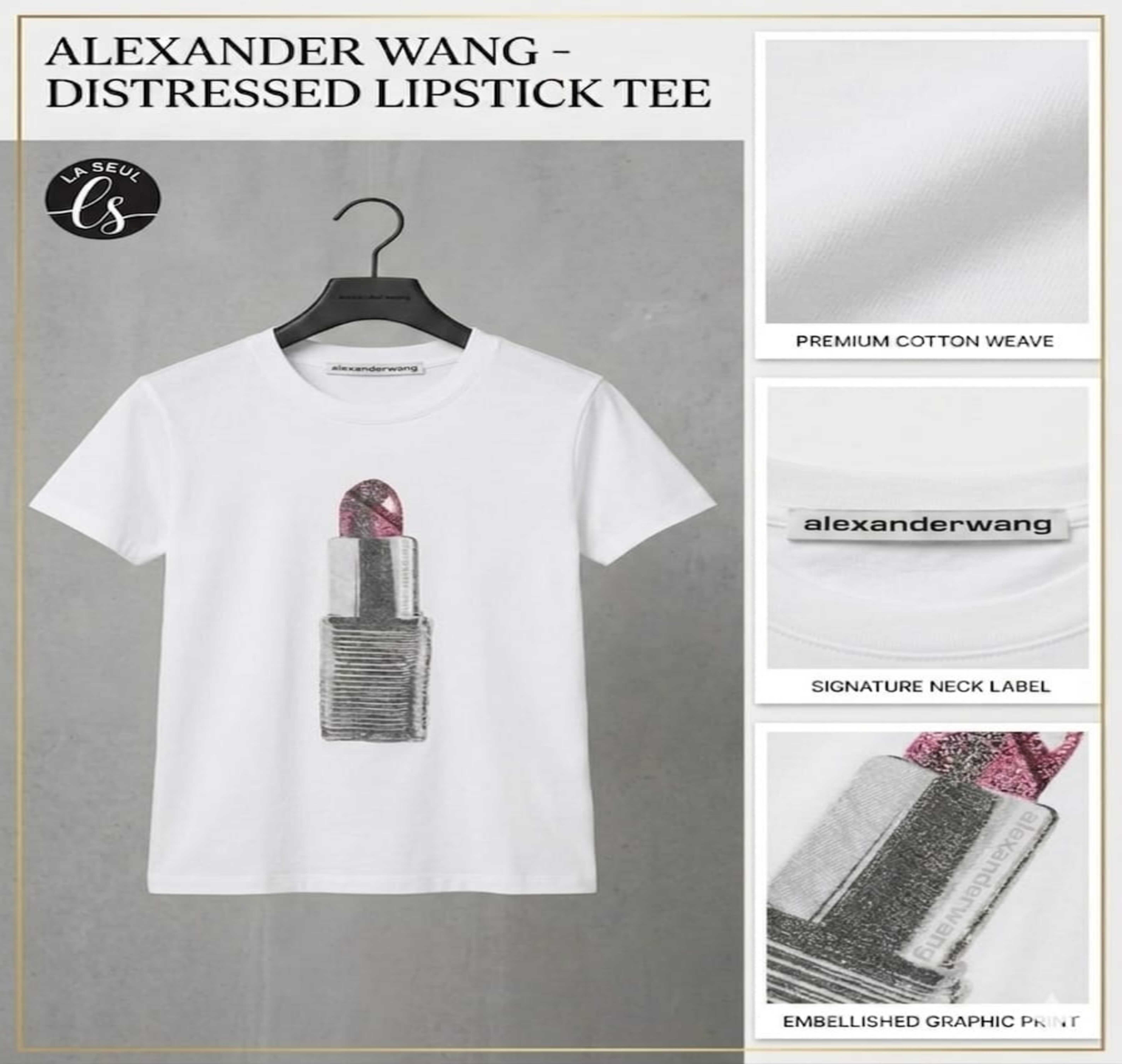 t-shirt alexanderwang WHITE