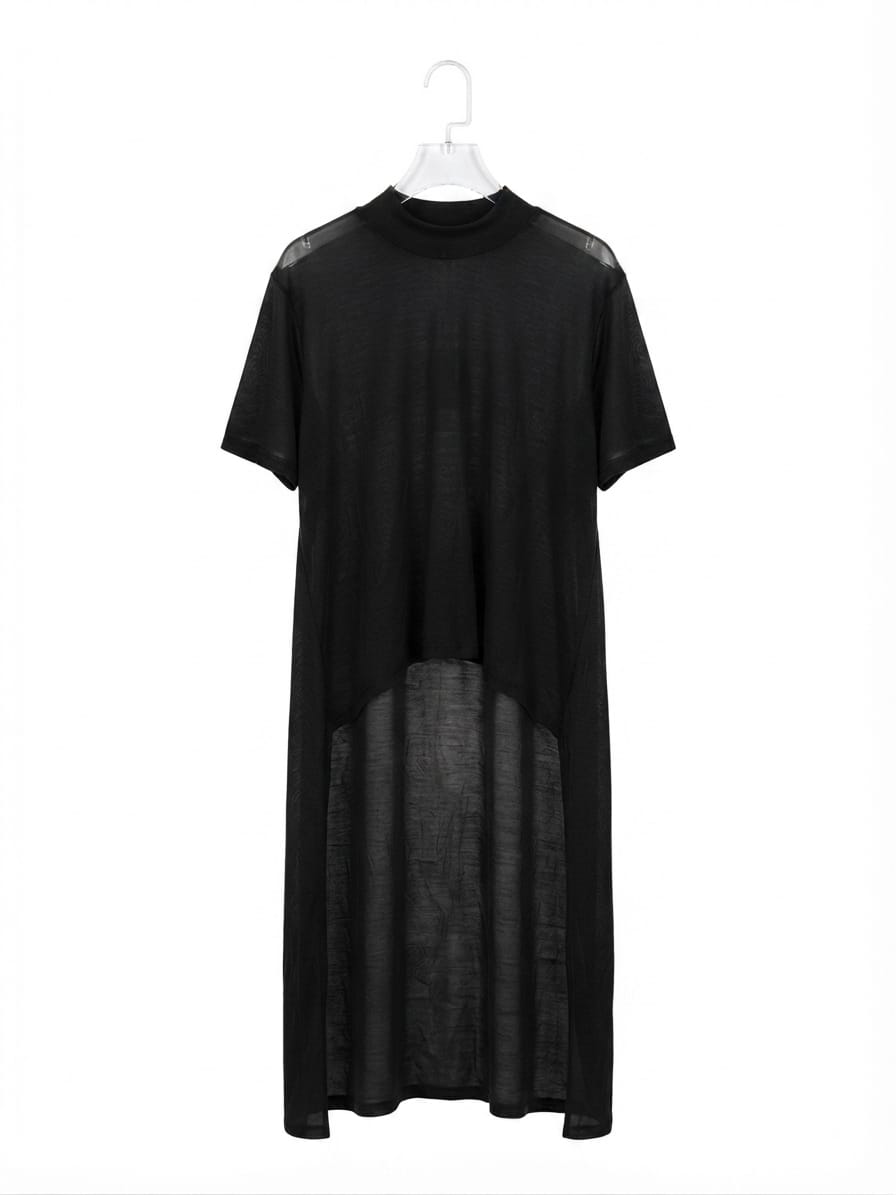 Tunic top Black H_low long