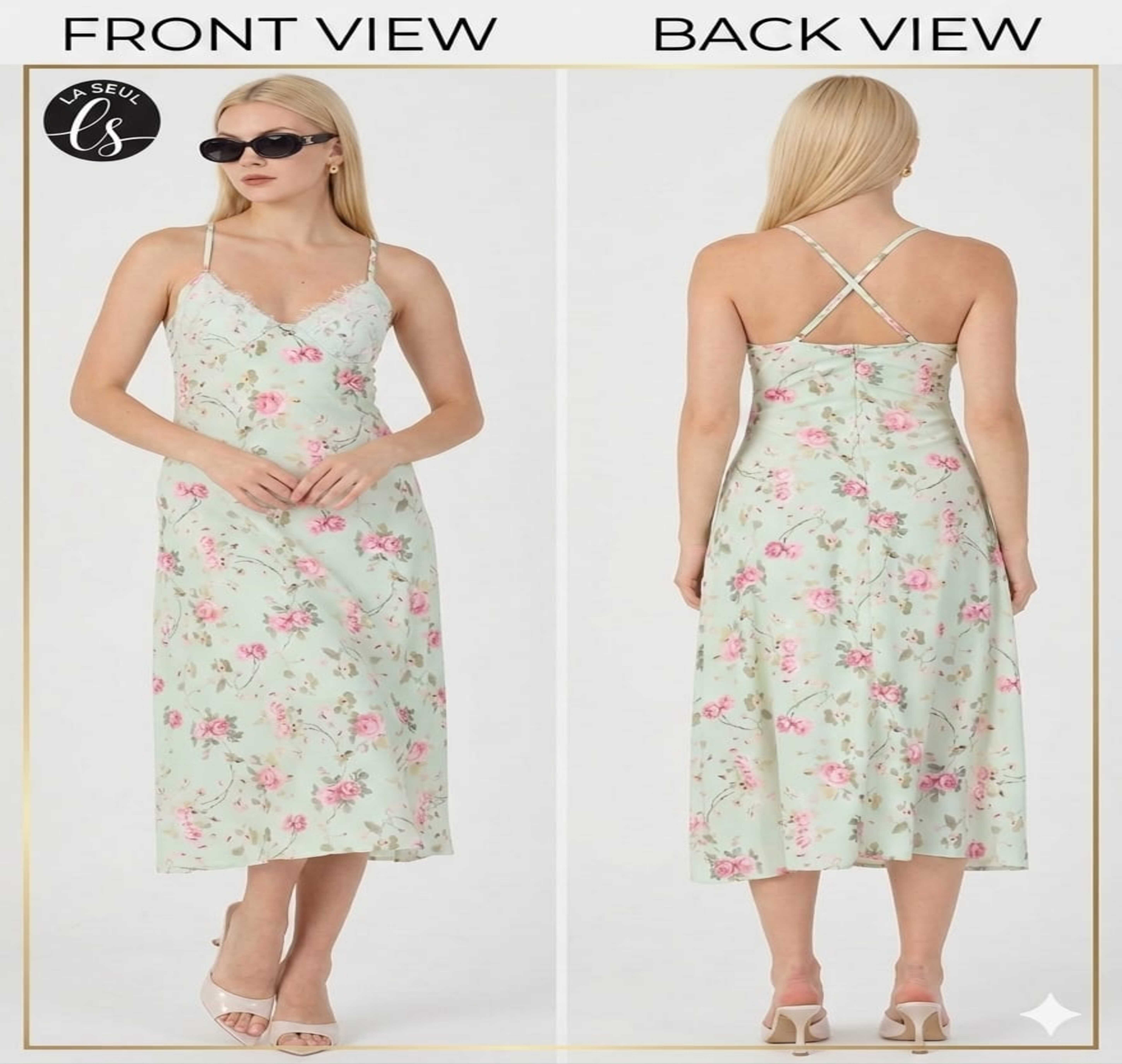 dress d&g mint green