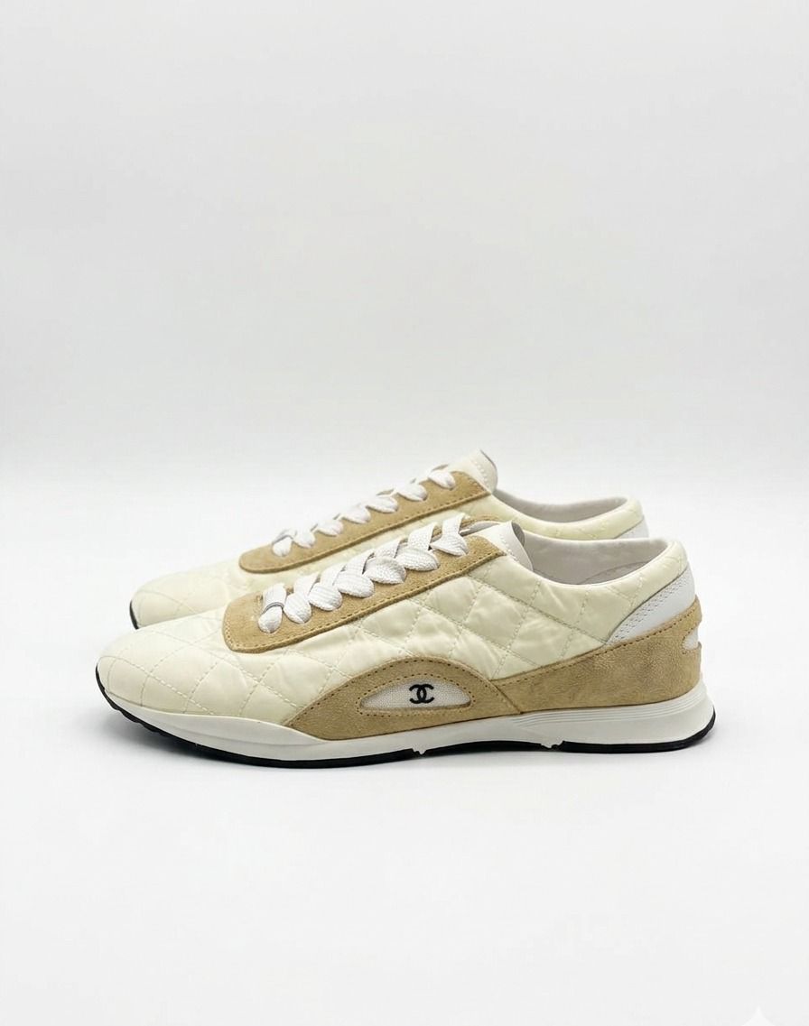 shoes chanel biege
