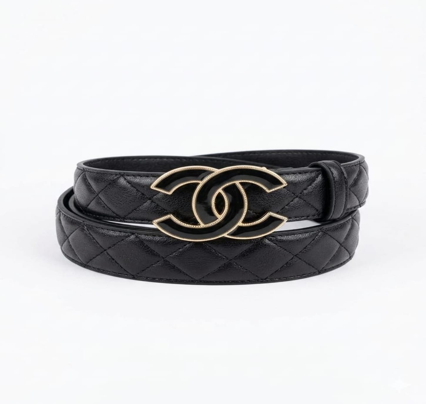 Chanel-Belt Black Natural leather