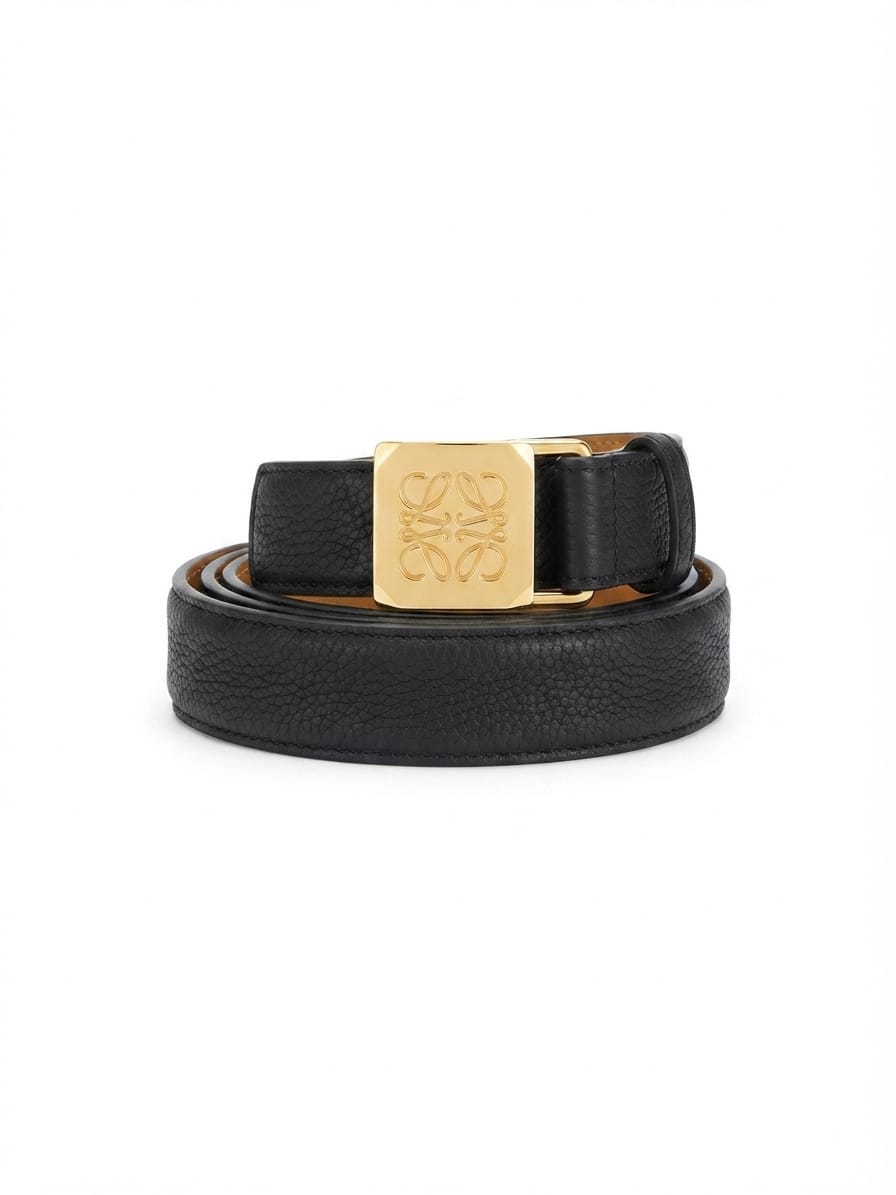 Leather belt Loewe black - Image 1