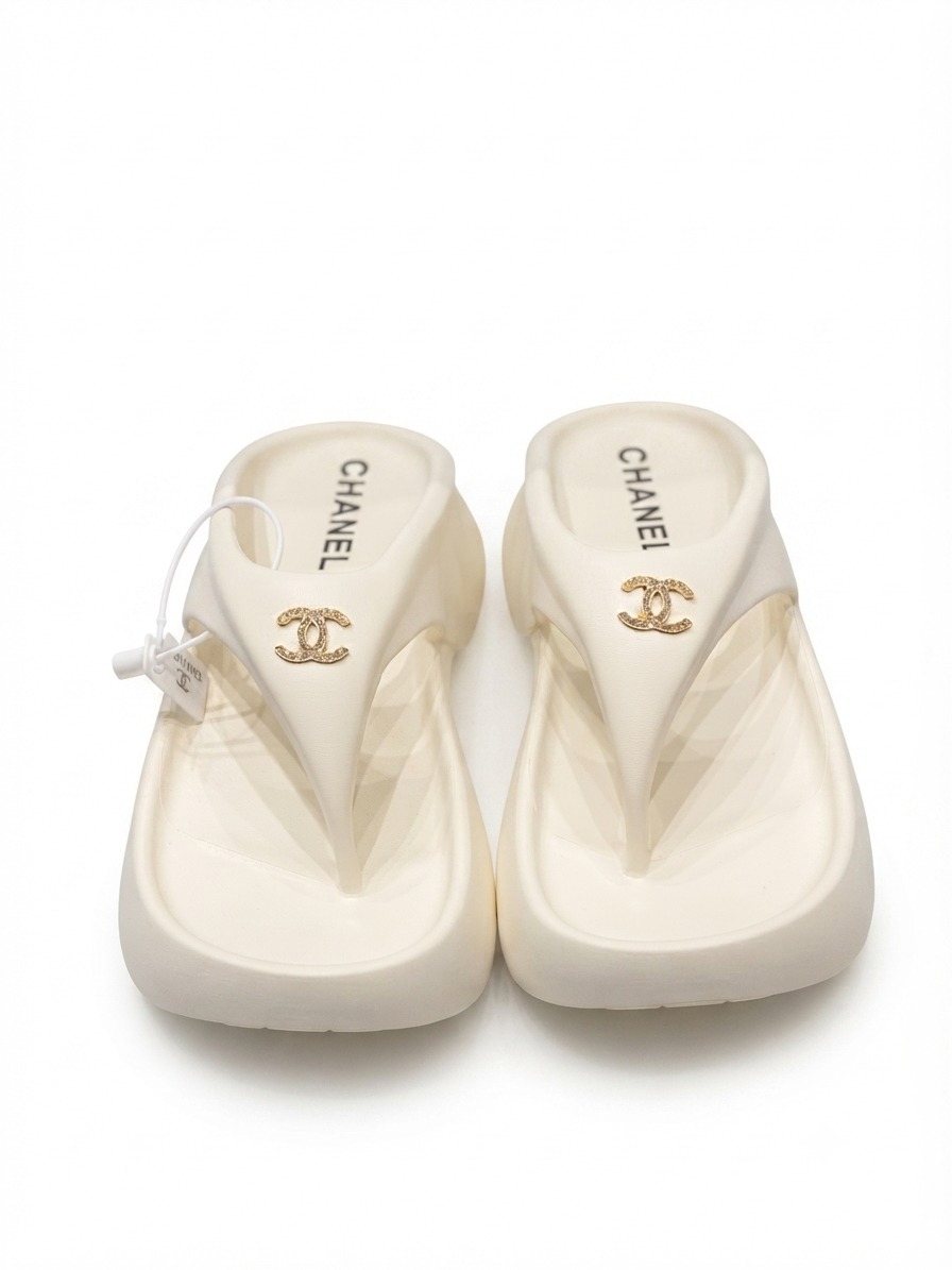 slipper white platform - Image 4
