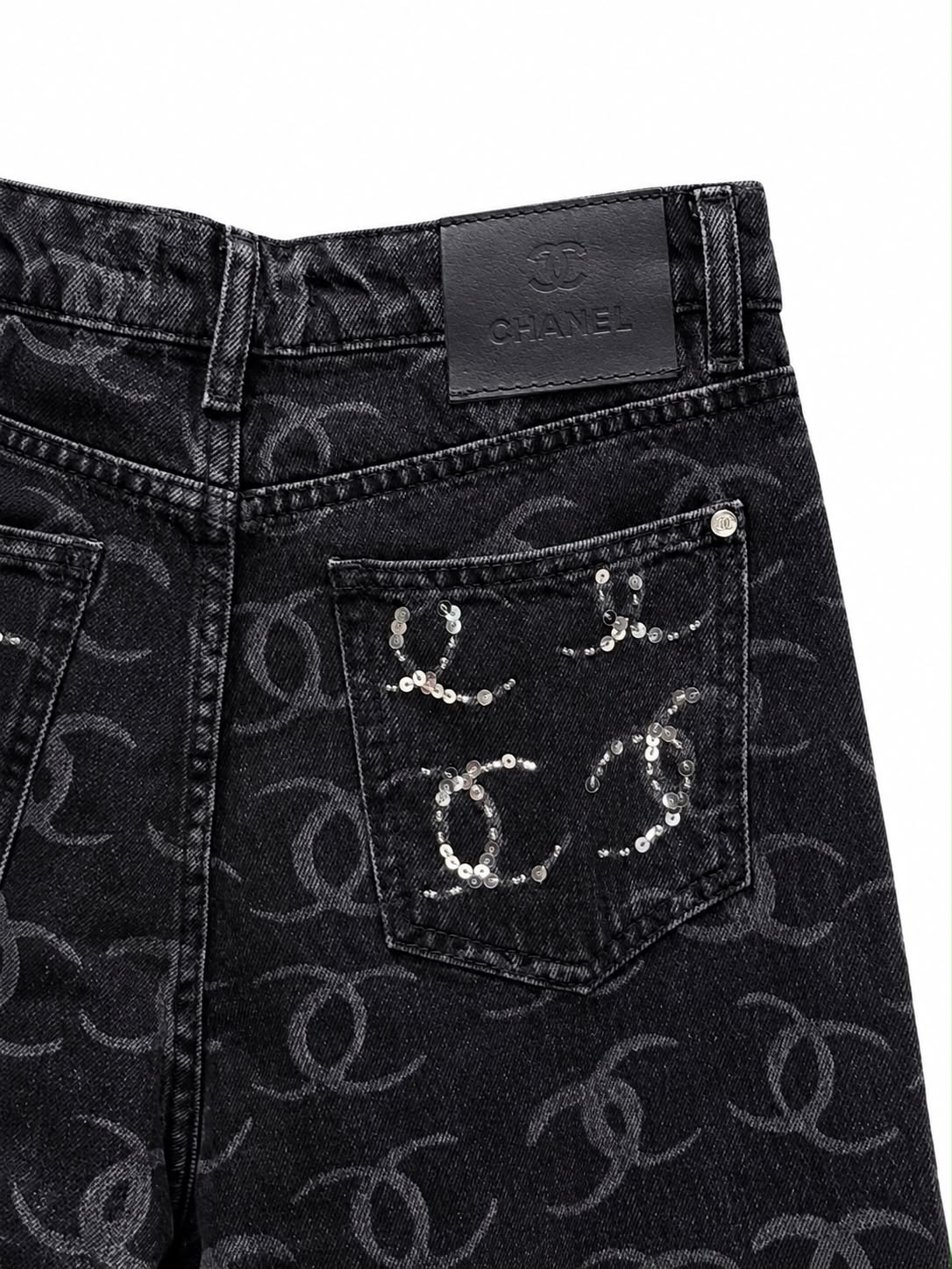 jeans dark grey foullcover chanel - Image 2