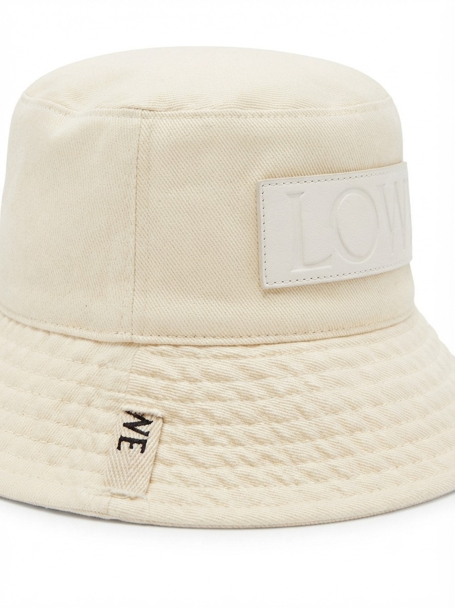 LOEWE BUCKET  CAP OFF WHITE LOGO - Image 2