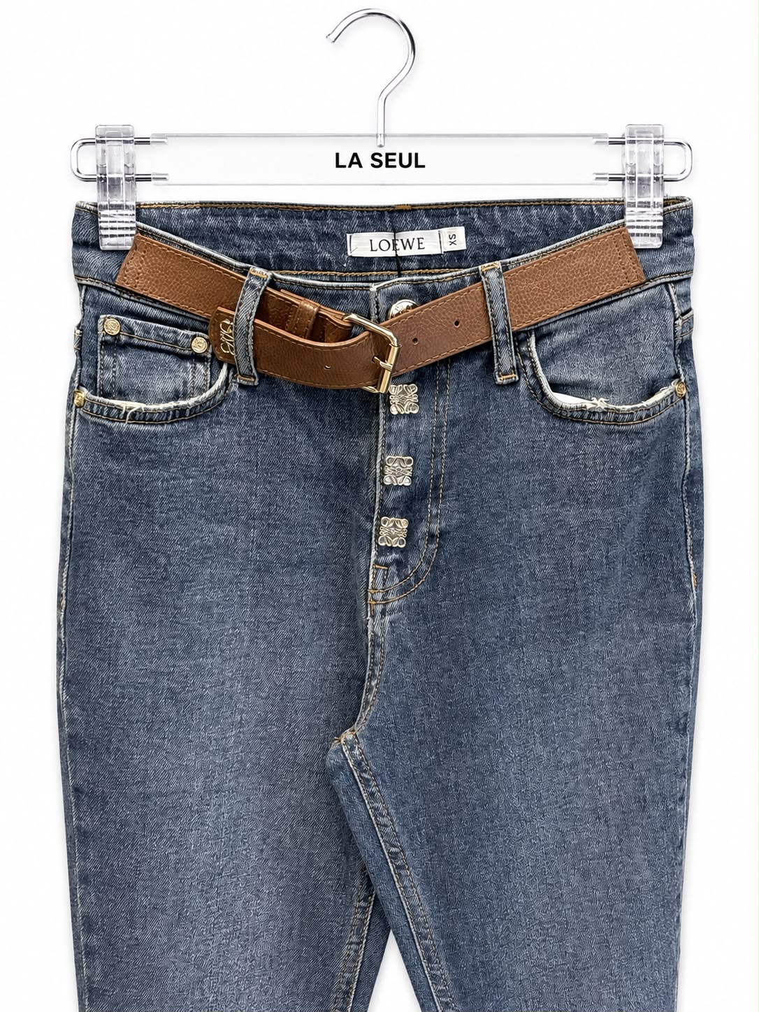 Jeans loewe blue and belt - Image 2