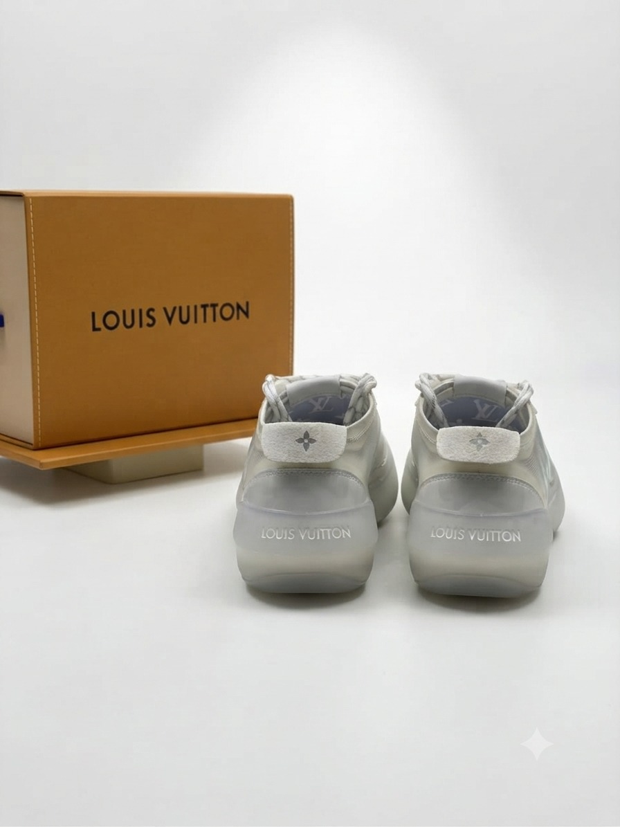 shoes white print zigzag gray - Image 2