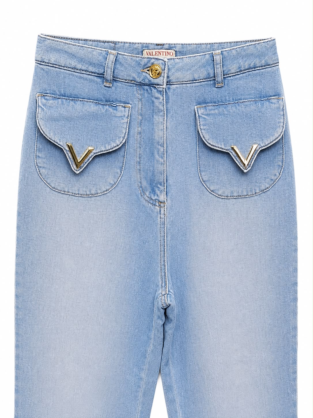 jeans light wash v gold pocket VALENTINO - Image 3