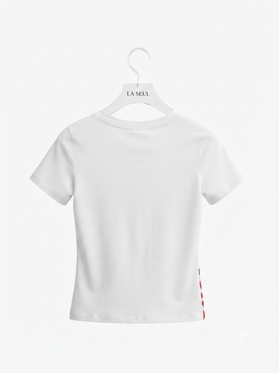 t-shirt chanel white & pink - Image 1