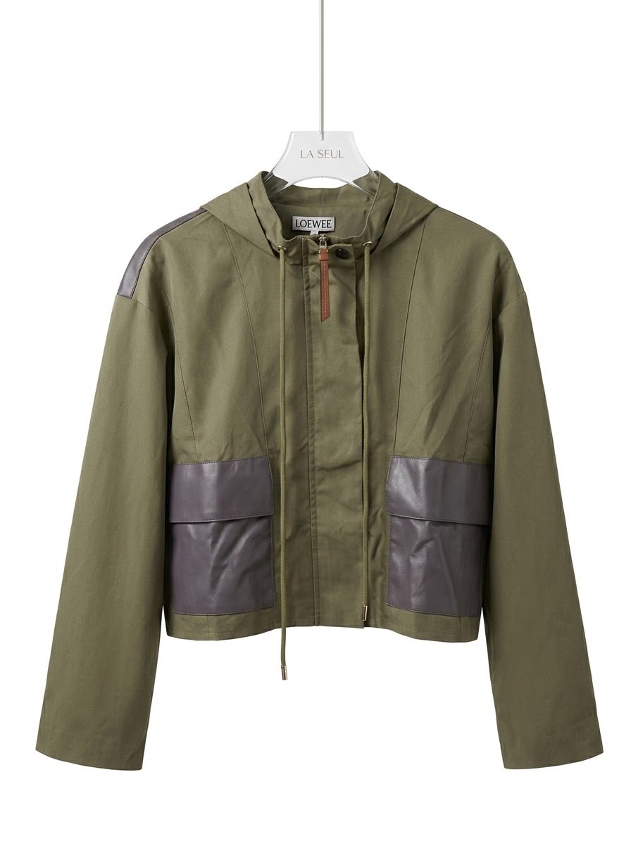 Loewe jacket Olive green - Image 1