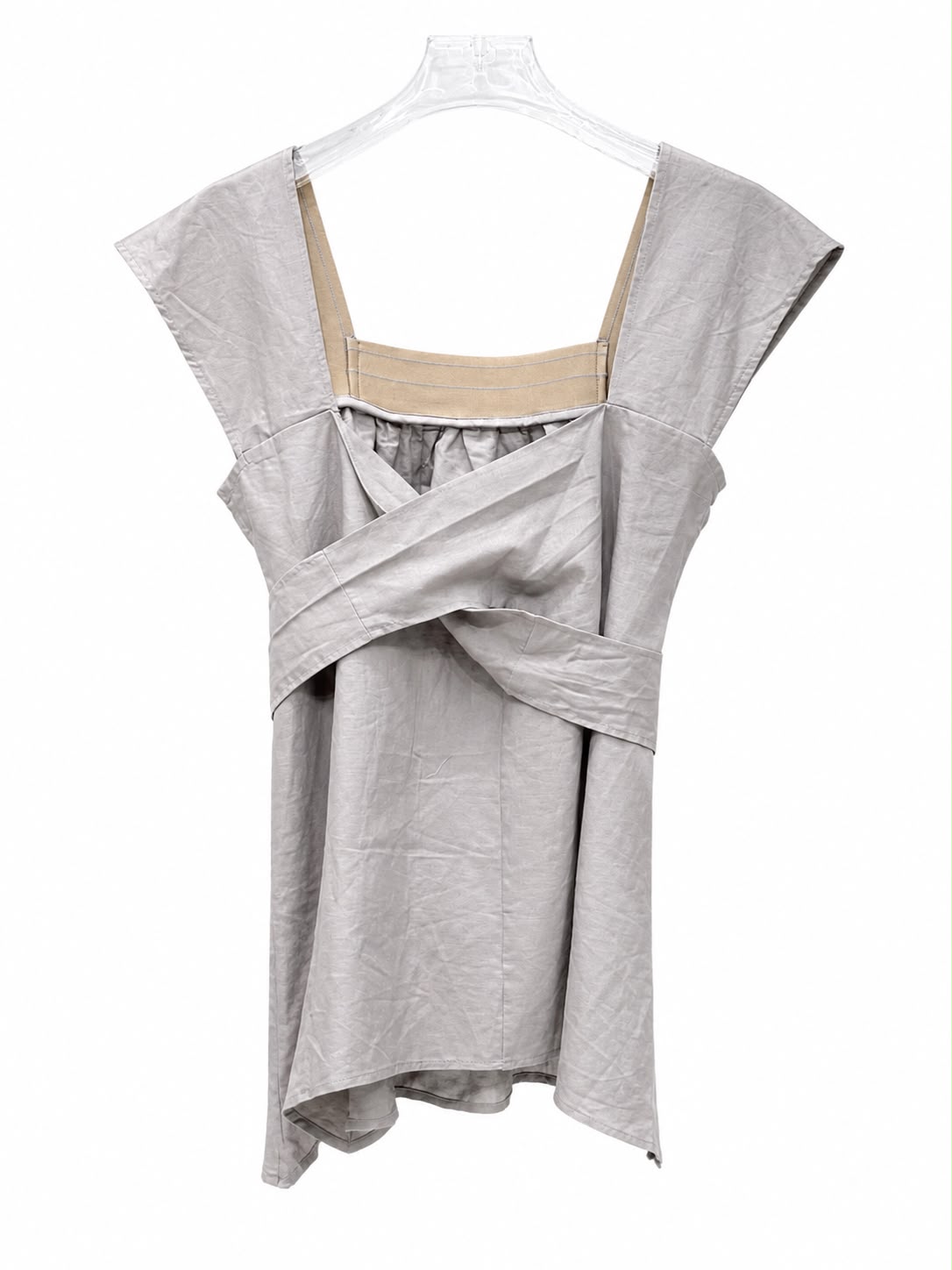 Top beige grey neck - Image 3