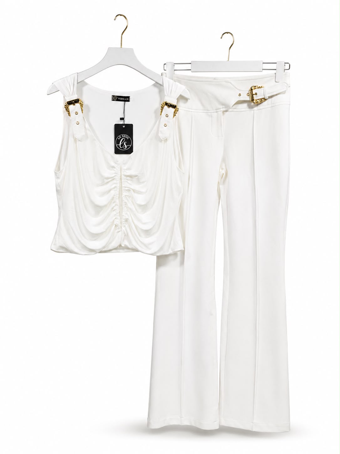 Set black white buckle top - Image 1