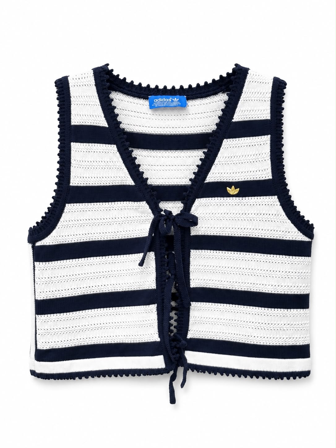 Vest kint strip crop - Image 3