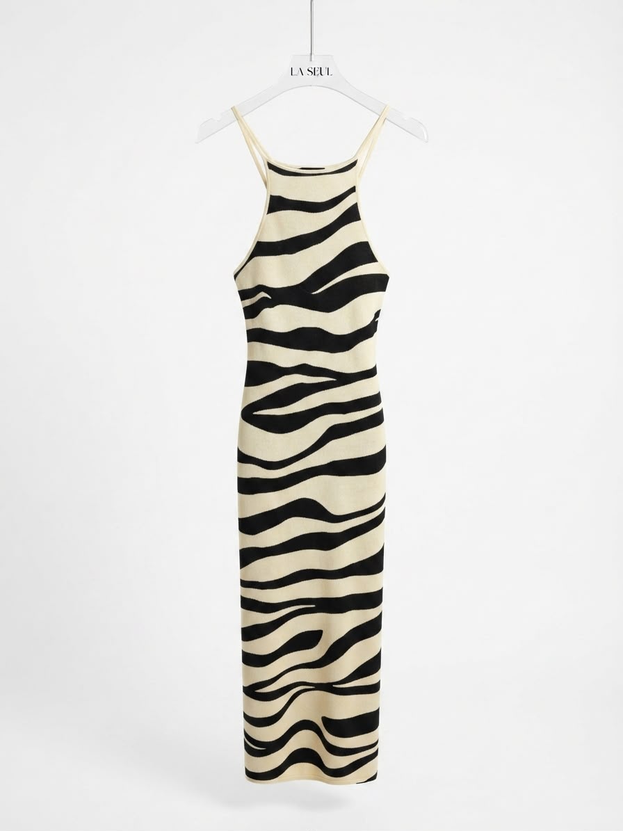 long dress zebra print - Image 1