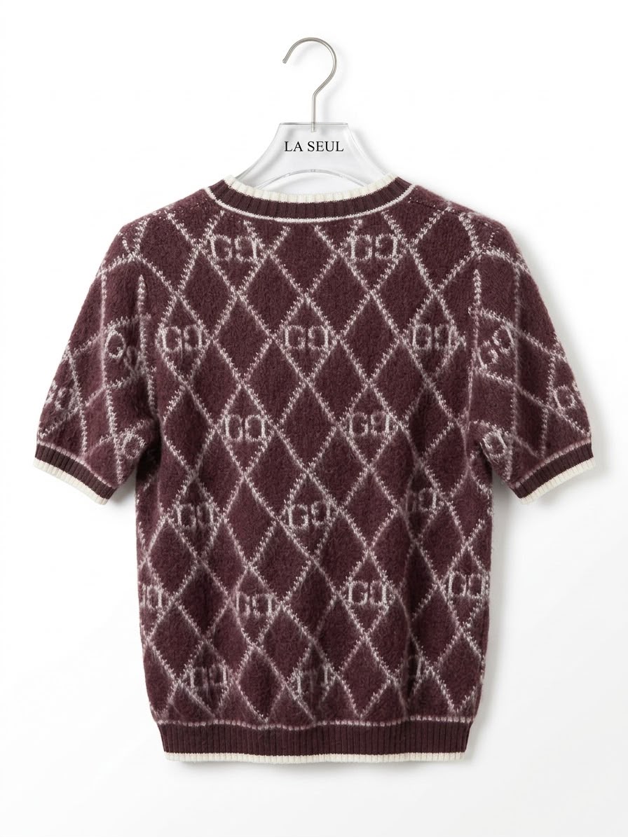 GUCCI Signature Burgundy Knit - Image 1