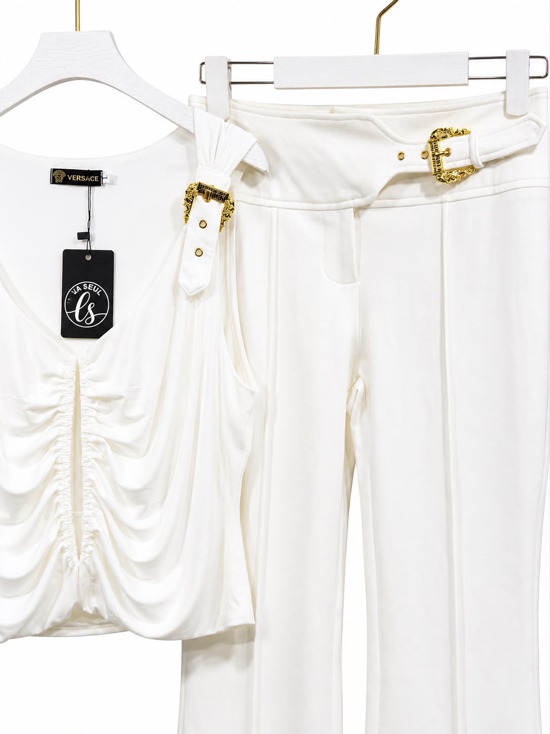 Set black white buckle top - Image 6