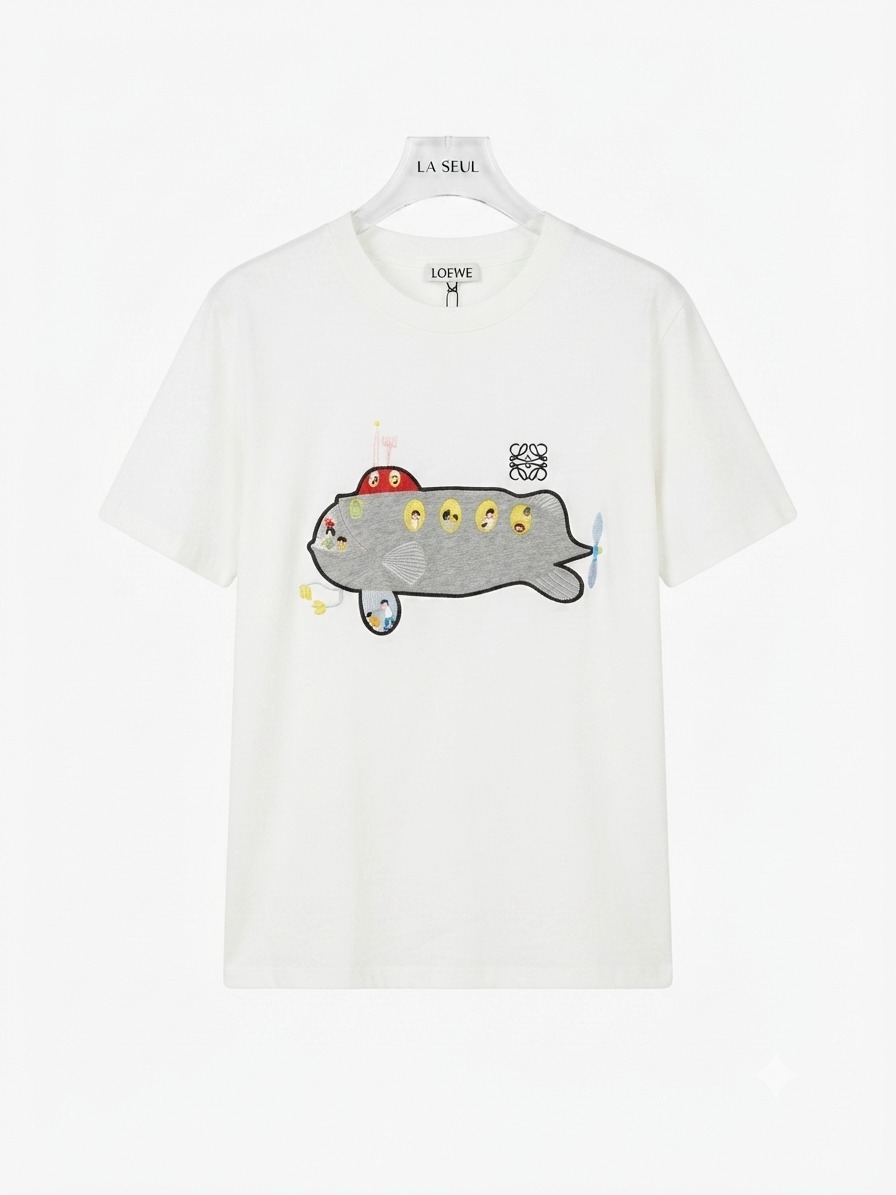 T-shirt loewe white - Image 1