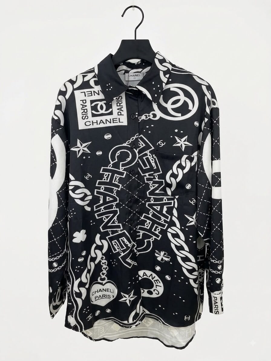 shirt  CHANEL Black Full cover - Image 2