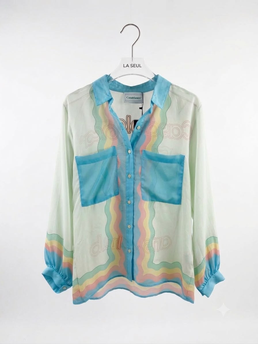 blouse casablanes  mint - Image 1