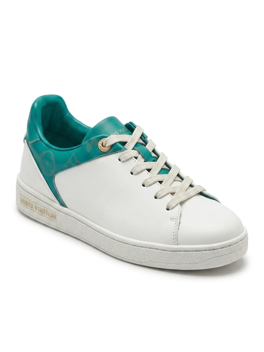 Sneaker lv white & green - Image 2