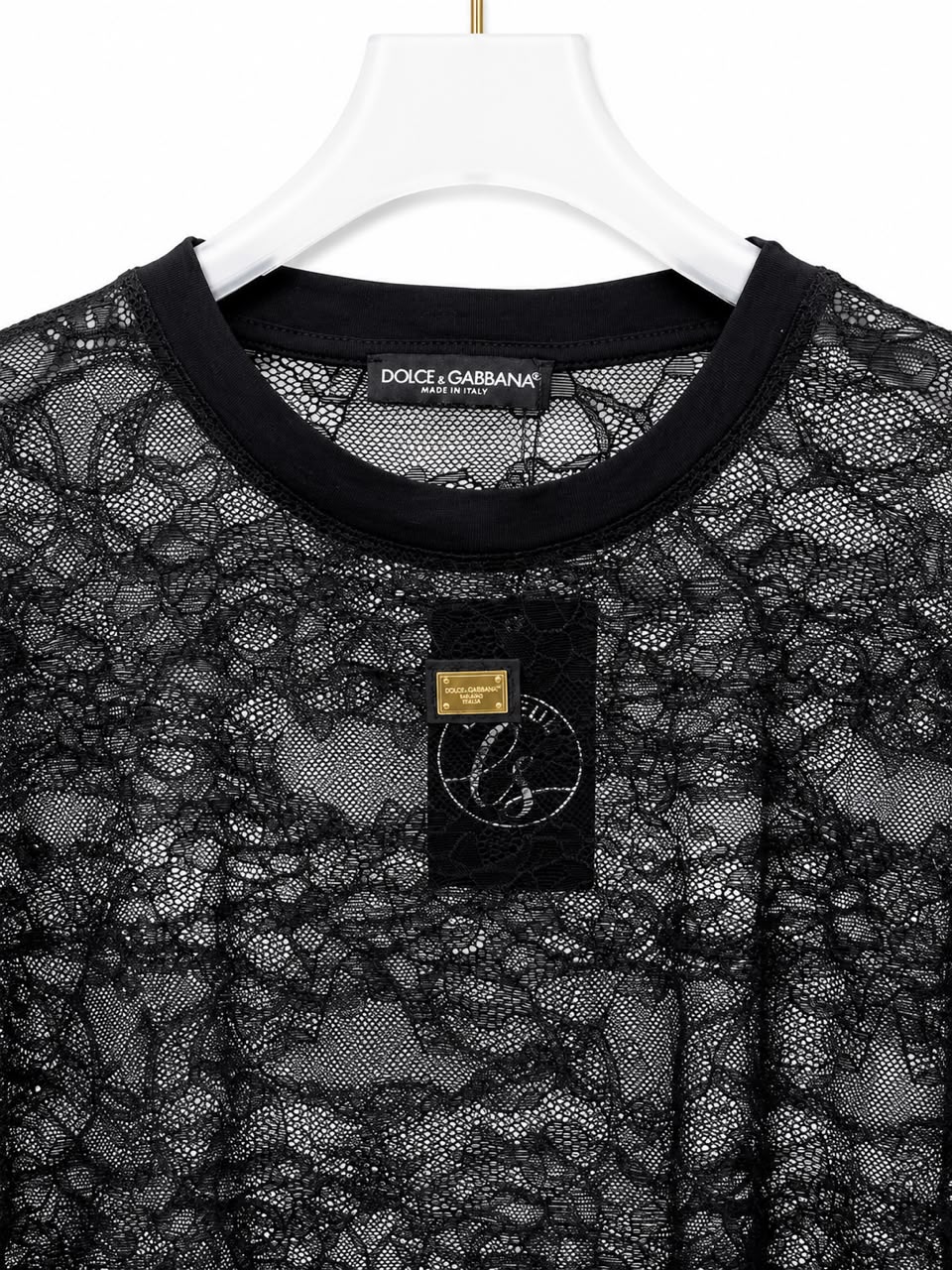 T.shirt black taransparent  DOLCE& GABBANA - Image 1