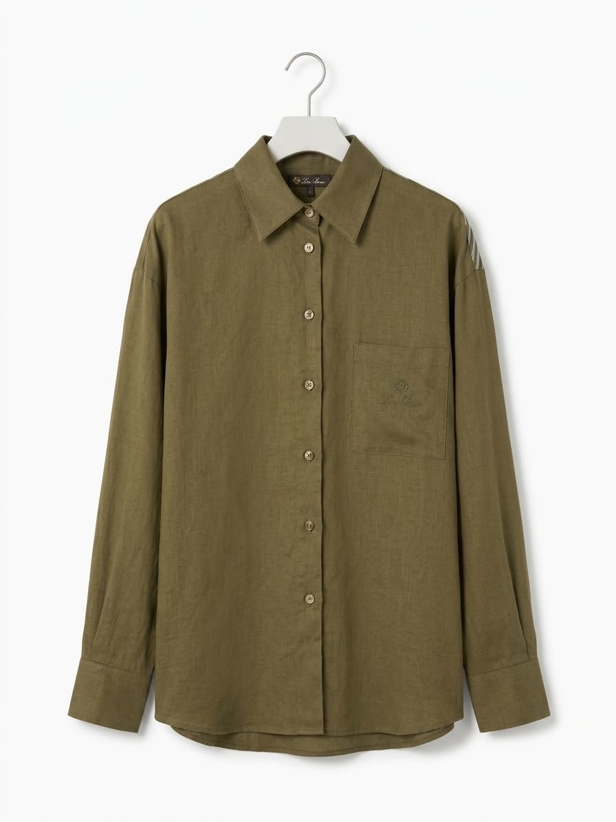 Suit loro piana olive - Image 2