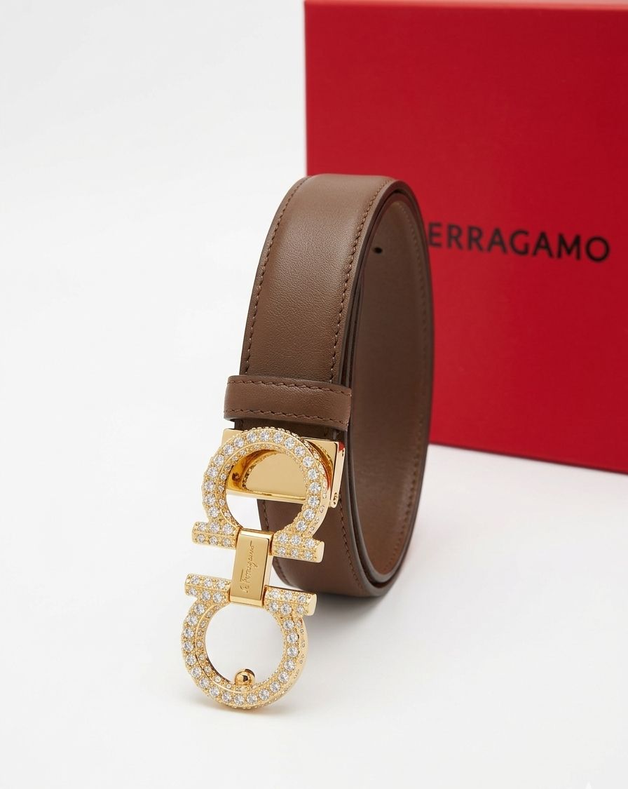 Belt ferragamo camel - Image 1
