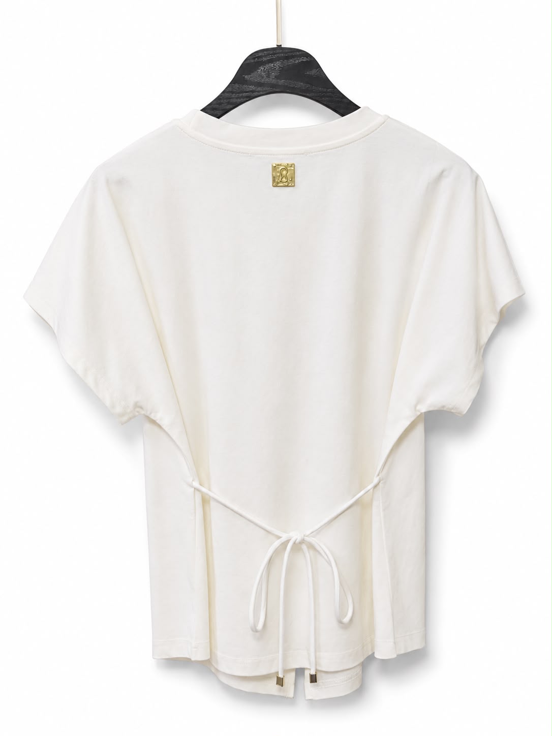 T-shirt off white front slit schiaparelli - Image 4