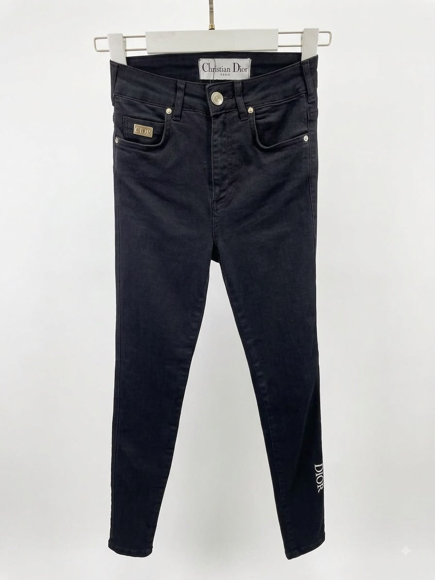 Pant Dior jeans Black - Image 2