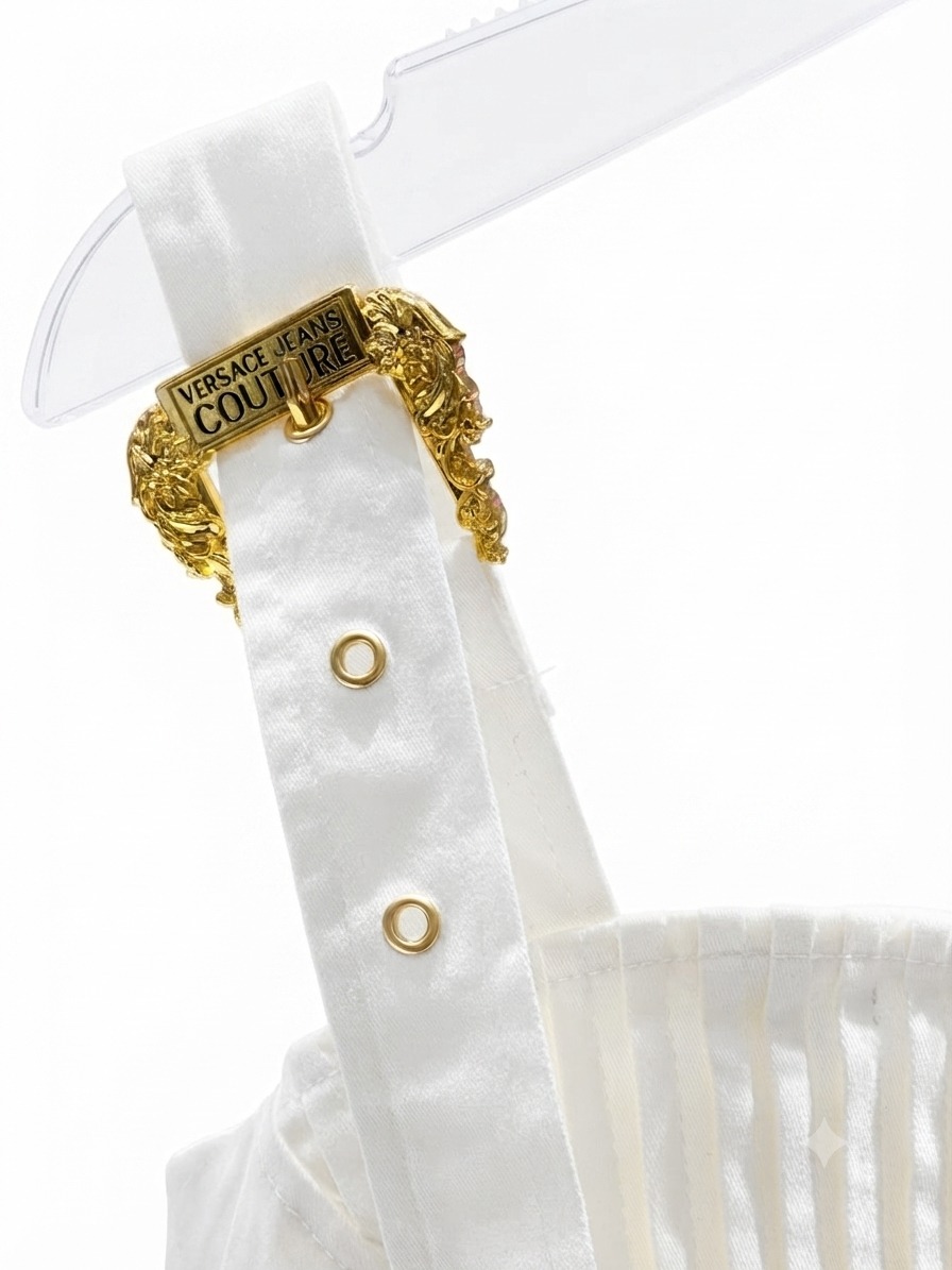 Dress white gold bukle straips - Image 1