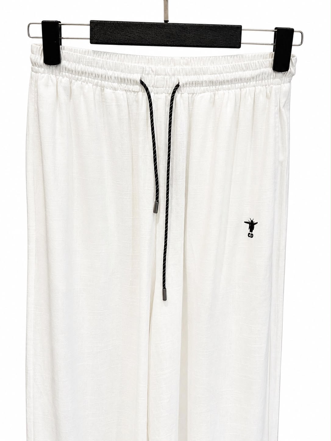 Pant high waisted wide leg white - Image 2
