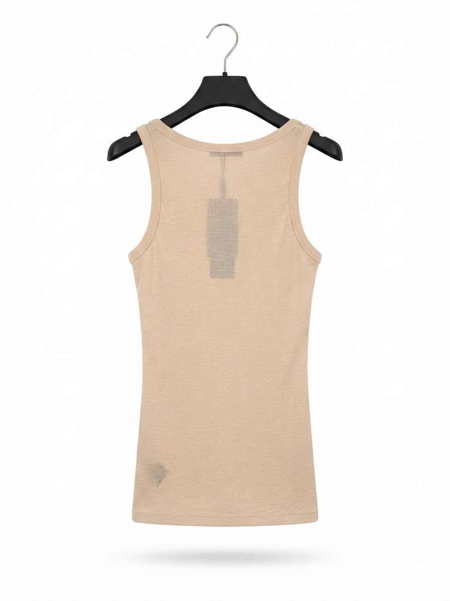 Top PRADA cut Beige - Image 1