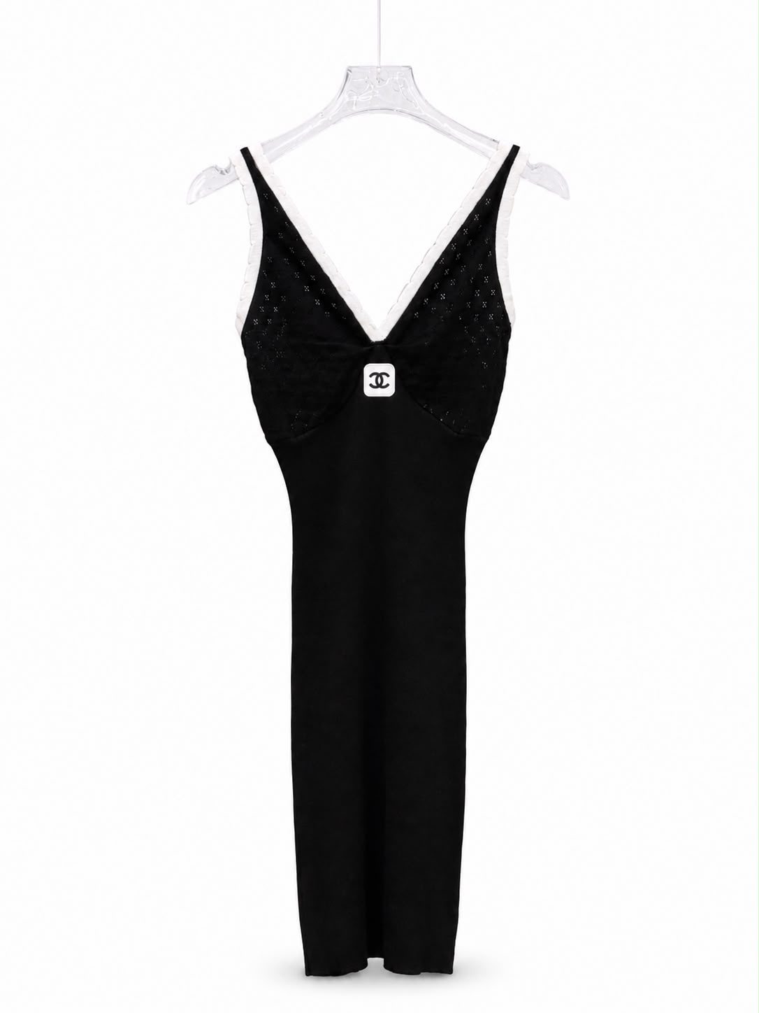 Dress knit fit black& white - Image 3