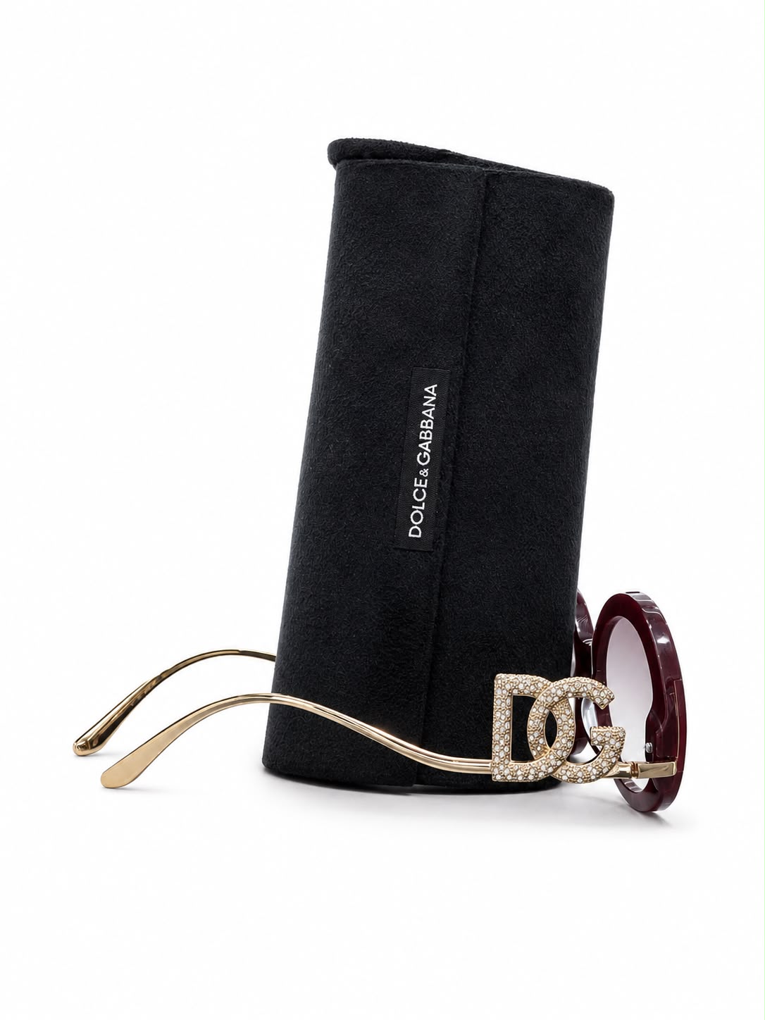 Sunglass round burgundy - Image 7