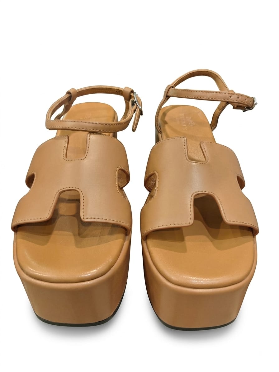 Heels Hermes camel - Image 1