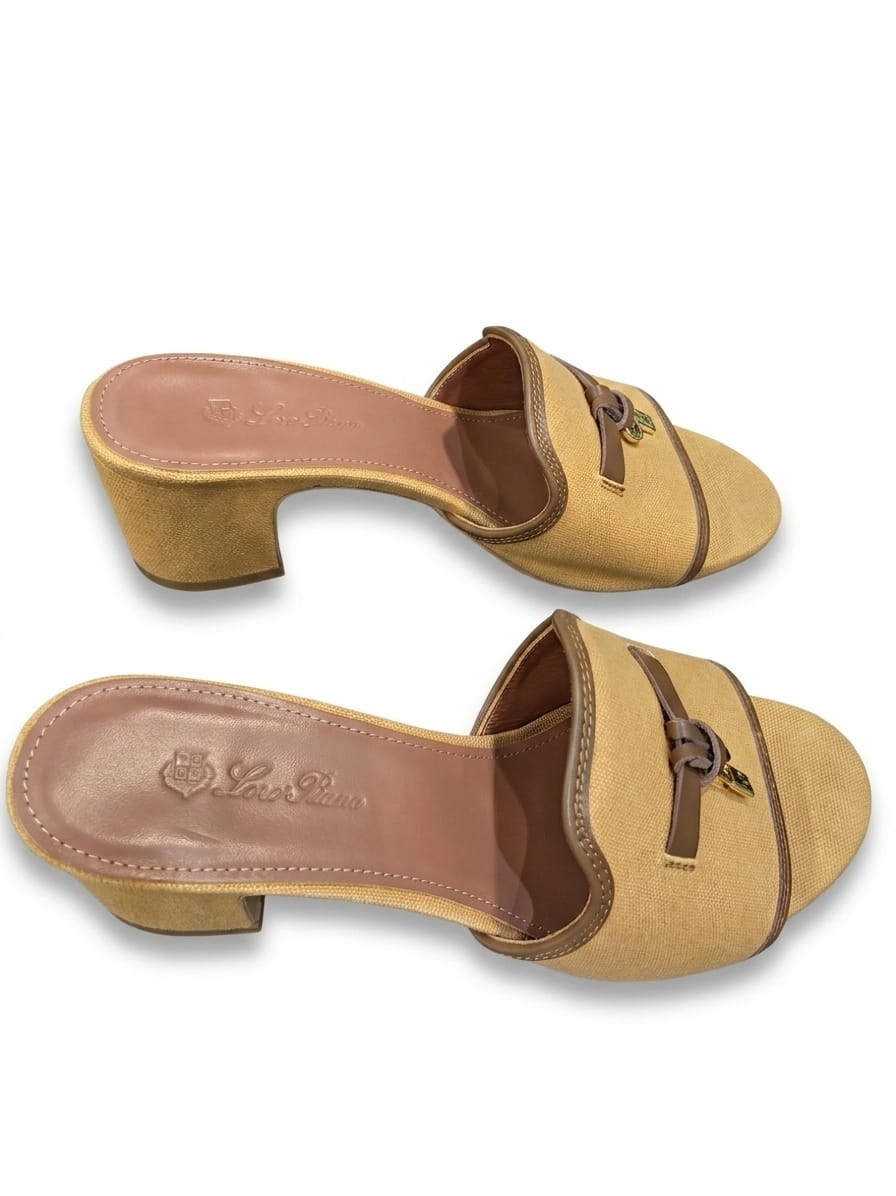 Slipper beige Loropiana - Image 2