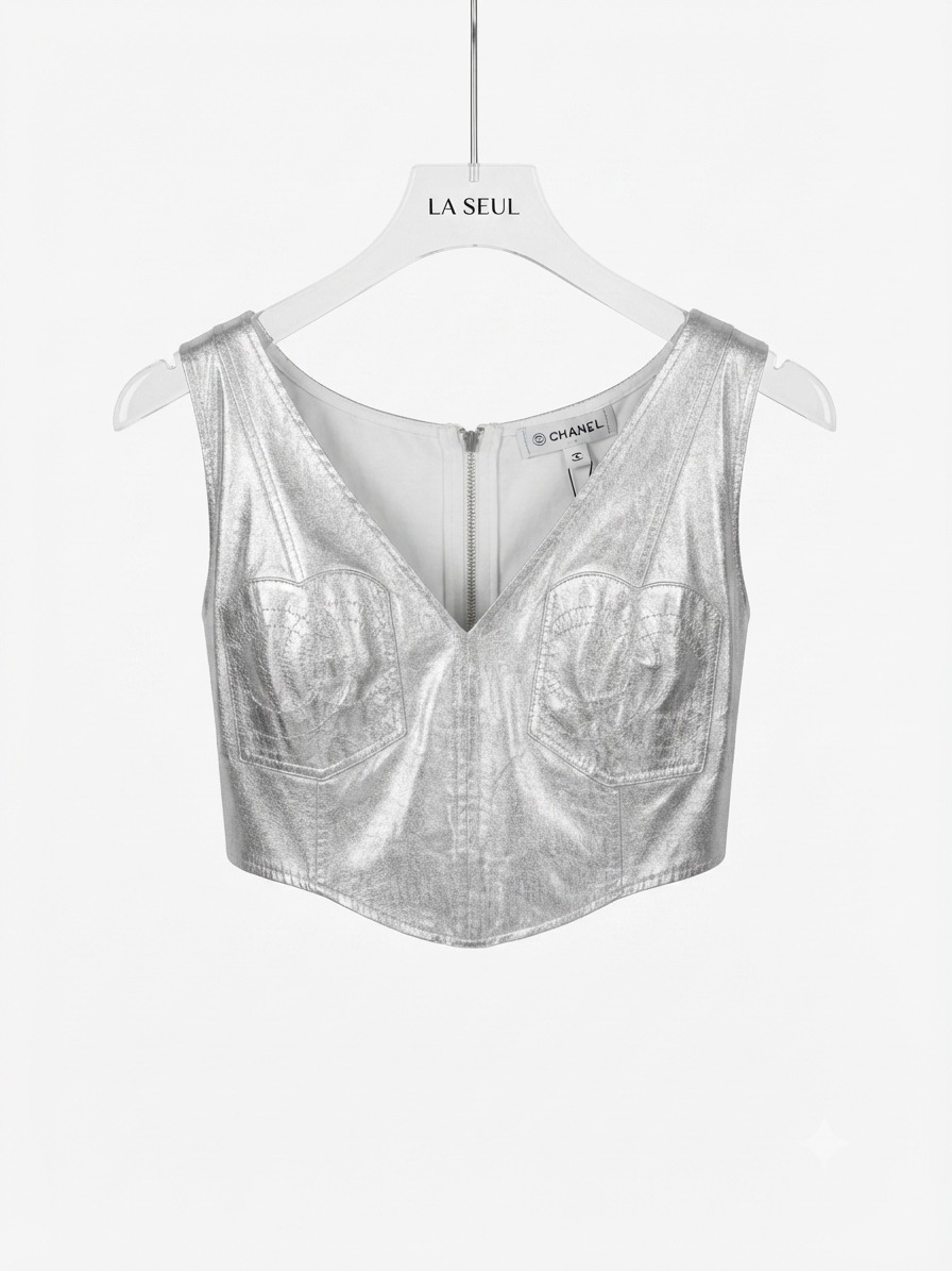 top chanel silver - Image 2