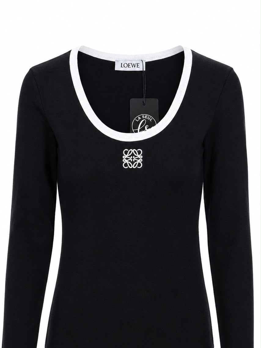 Dress  black bodycon long sleeve - Image 6